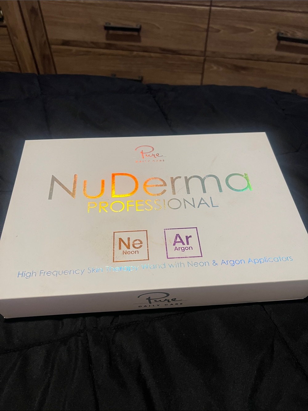 NuDerma Professional High-Frequency Skin Therapy - White. Never been used.
